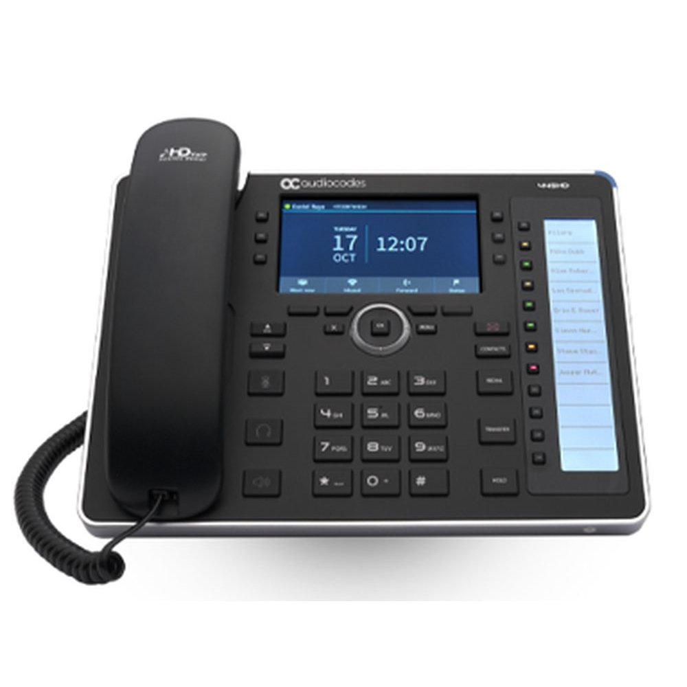 AudioCodes 445HD IP-Phone PoE GbE Black