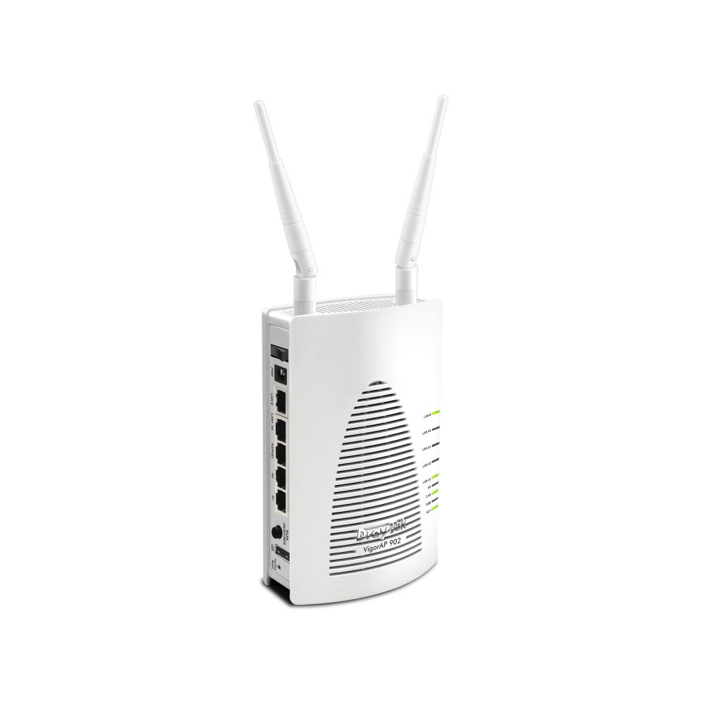 DrayTek VigorAP 903, 802.11ac Access Point 5 Gigabit LAN poorten waarvan 1 PoE, 1 USB poort