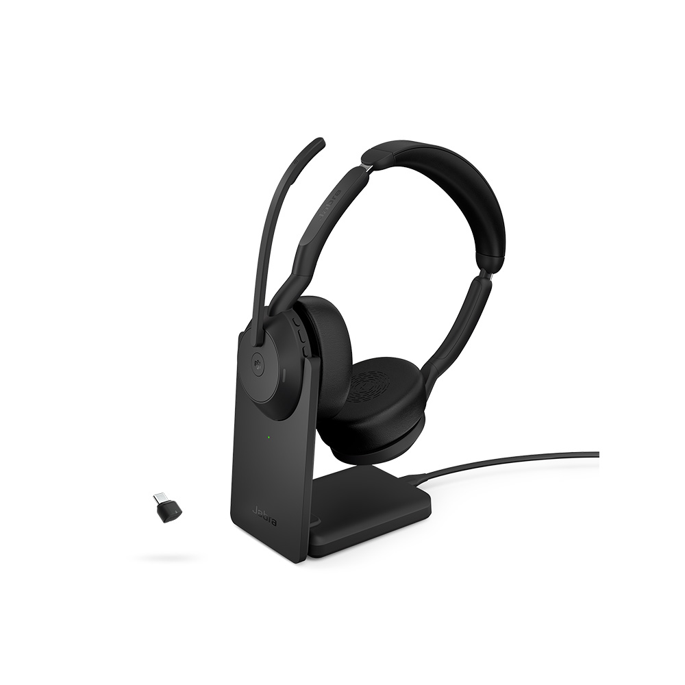 Jabra Evolve2 55 Link380c UC Stereo Stand
