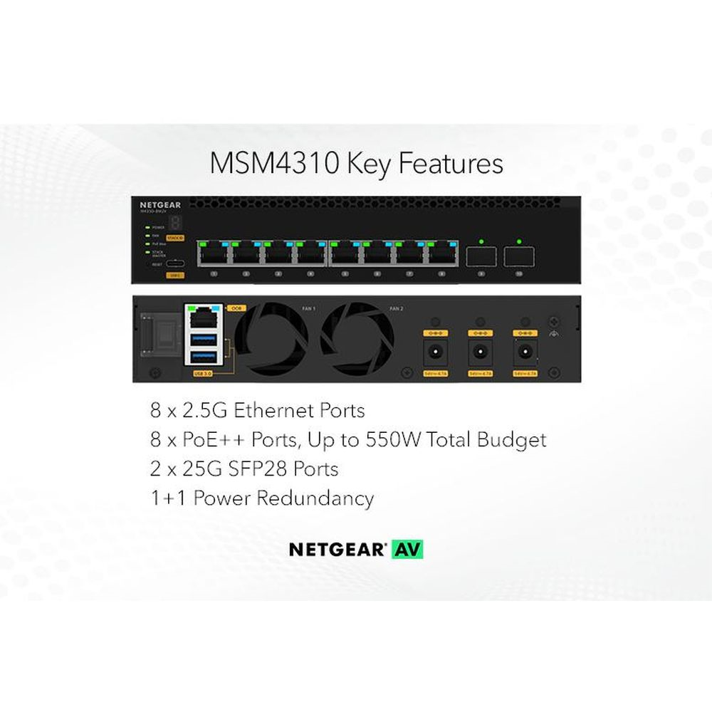 M4350-8M2V MANAGED SWITCH (MSM4310)