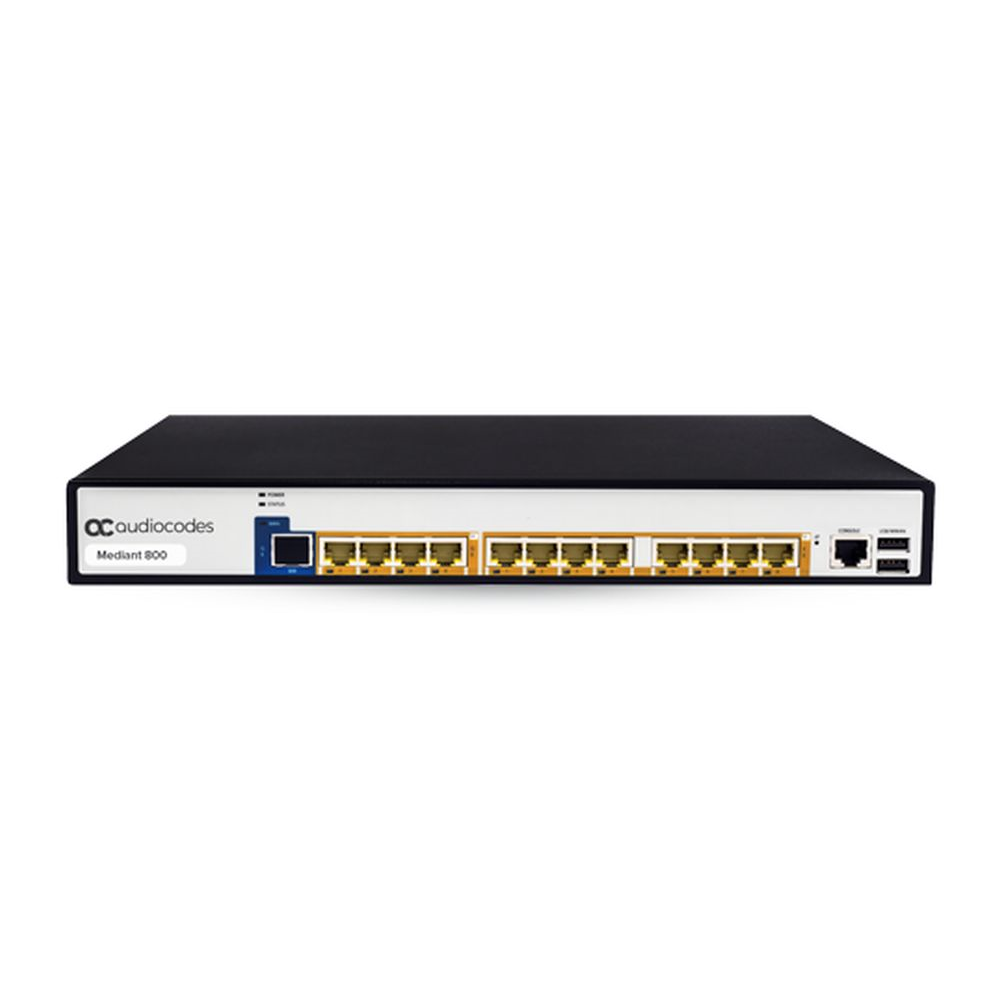 Mediant 800B with 2 BRI Voice Interface + 2 Active/Standby pairs of GE interface