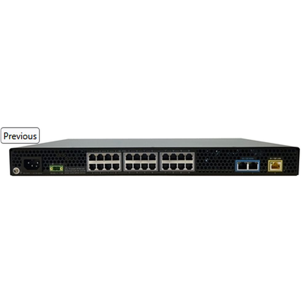 MediaPack 5xx analog VoIP gateway 24 FXS RJ11  redundant DC power and rack mount.