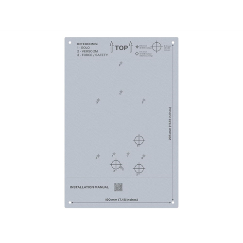2N Retrofit Intercom Cover Plate – Small