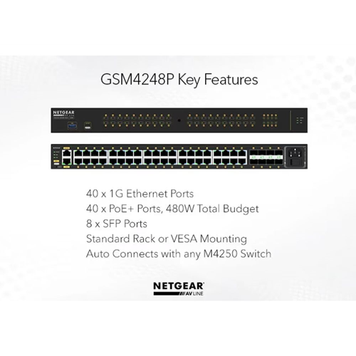 M4250-40G8F-POE+ MANAGED SWITCH M4250-40G8F-POE+ MANAGED SWITCH