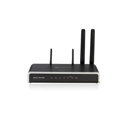 Mediant 500L with 2 BRI Voice Interfaces and 4 Fast Ethernet LAN ports Mediant 500L with 2 BRI Voice Interfaces and 4 Fast Ethernet LAN ports