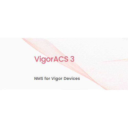 VigorACS 3 management software op basis van TR069. Main key. 200-499 nodes